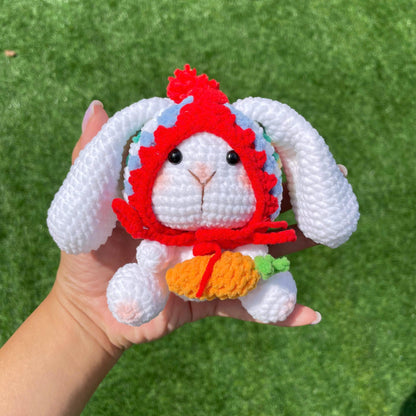 Handmade Crochet Bunny Keychain