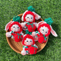 Handmade Crochet Christmas Bunny Rabbit Plush