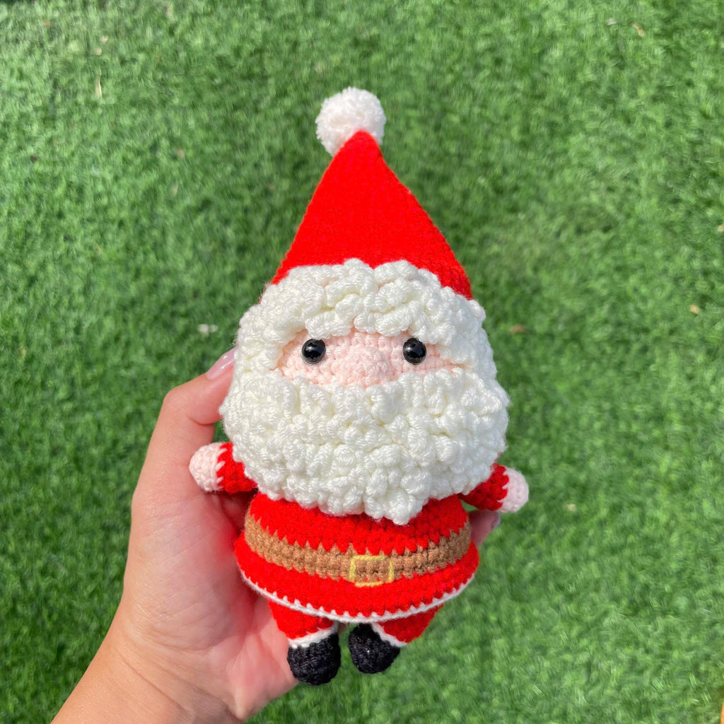 Handmade Crochet Christmas Santa Plush