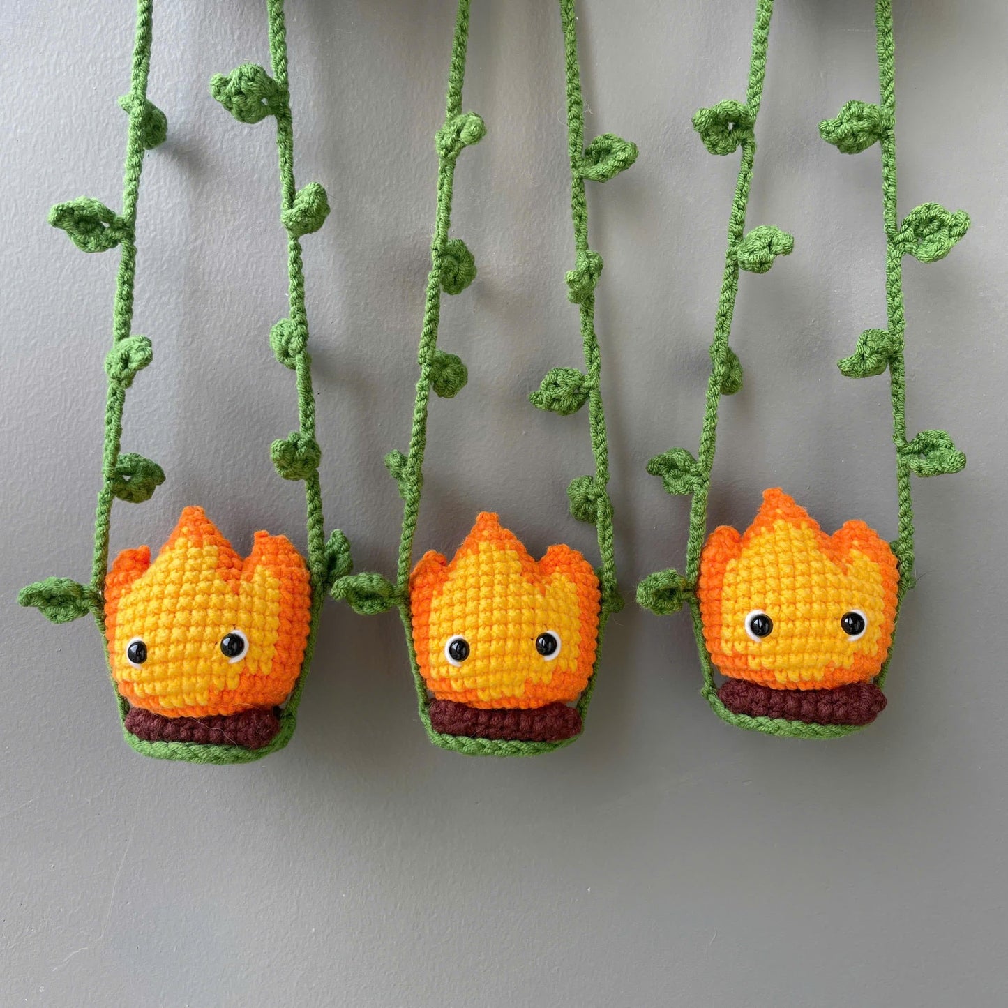 Handmade Crochet Ghibli Totoro Car Hanging