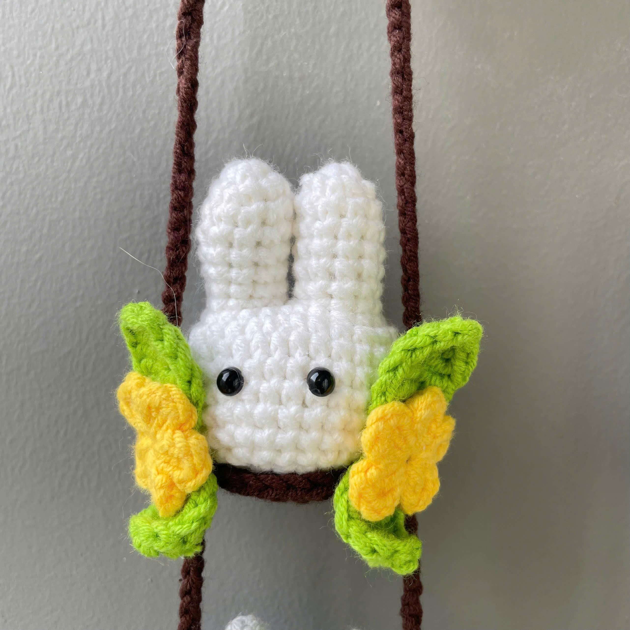 Handmade Crochet Ghibli Totoro Car Hanging
