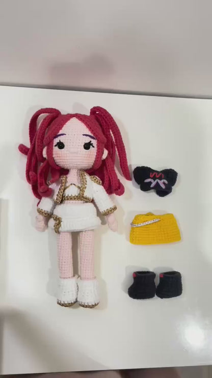 Handmade Crochet Huntrix Dolls | KPop Demon Hunters