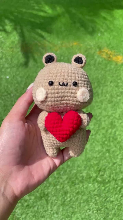 Crochet Bear Couple Plushies