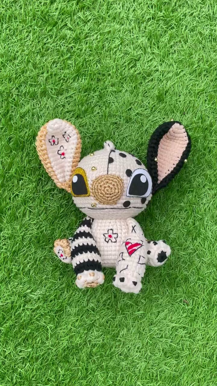 Handmade Crochet Stitch Plush - Lilo & Stitch Doll