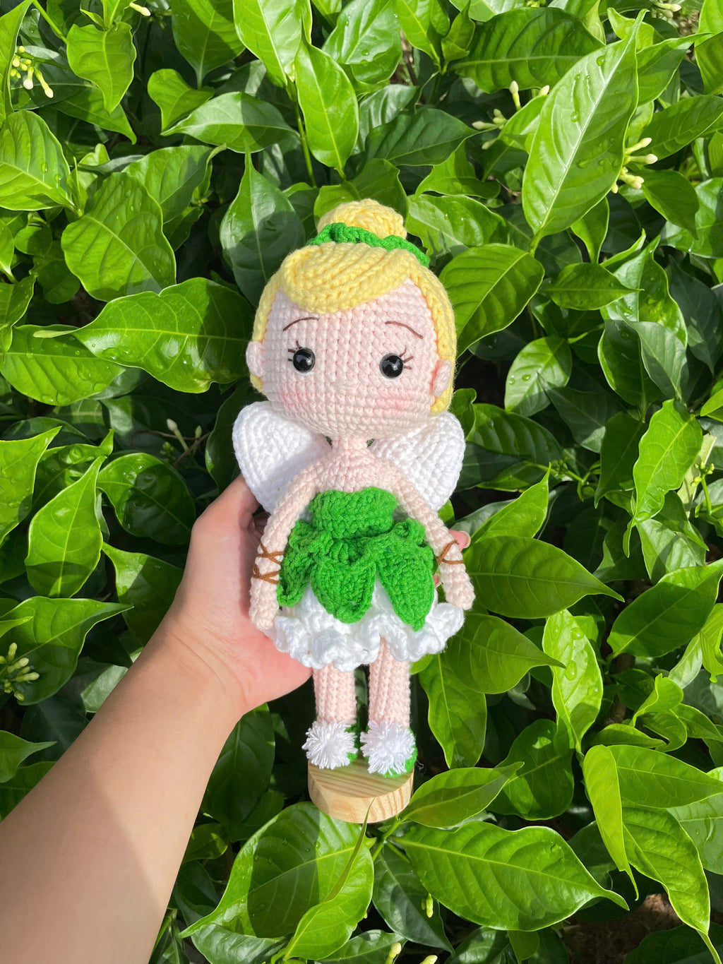Handmade Crochet Tinker Bell Doll