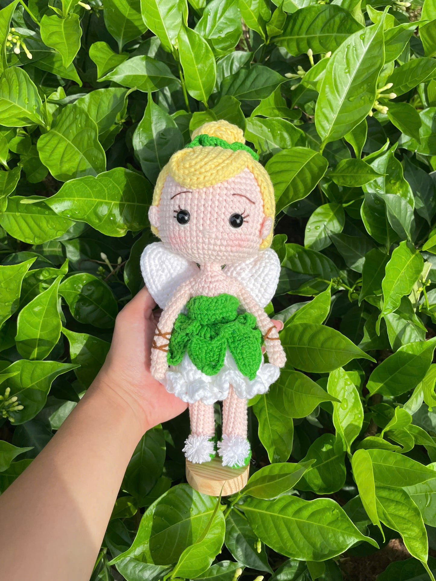 Handmade Crochet Tinker Bell Doll