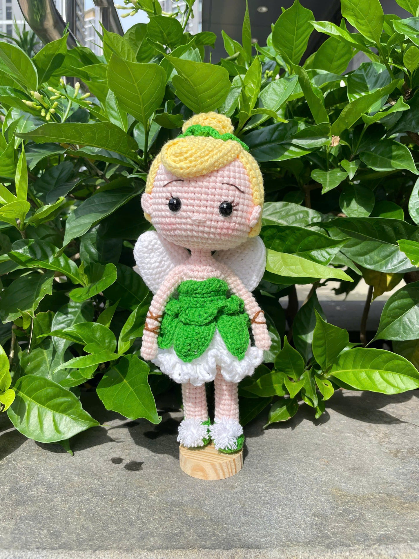 Handmade Crochet Tinker Bell Doll