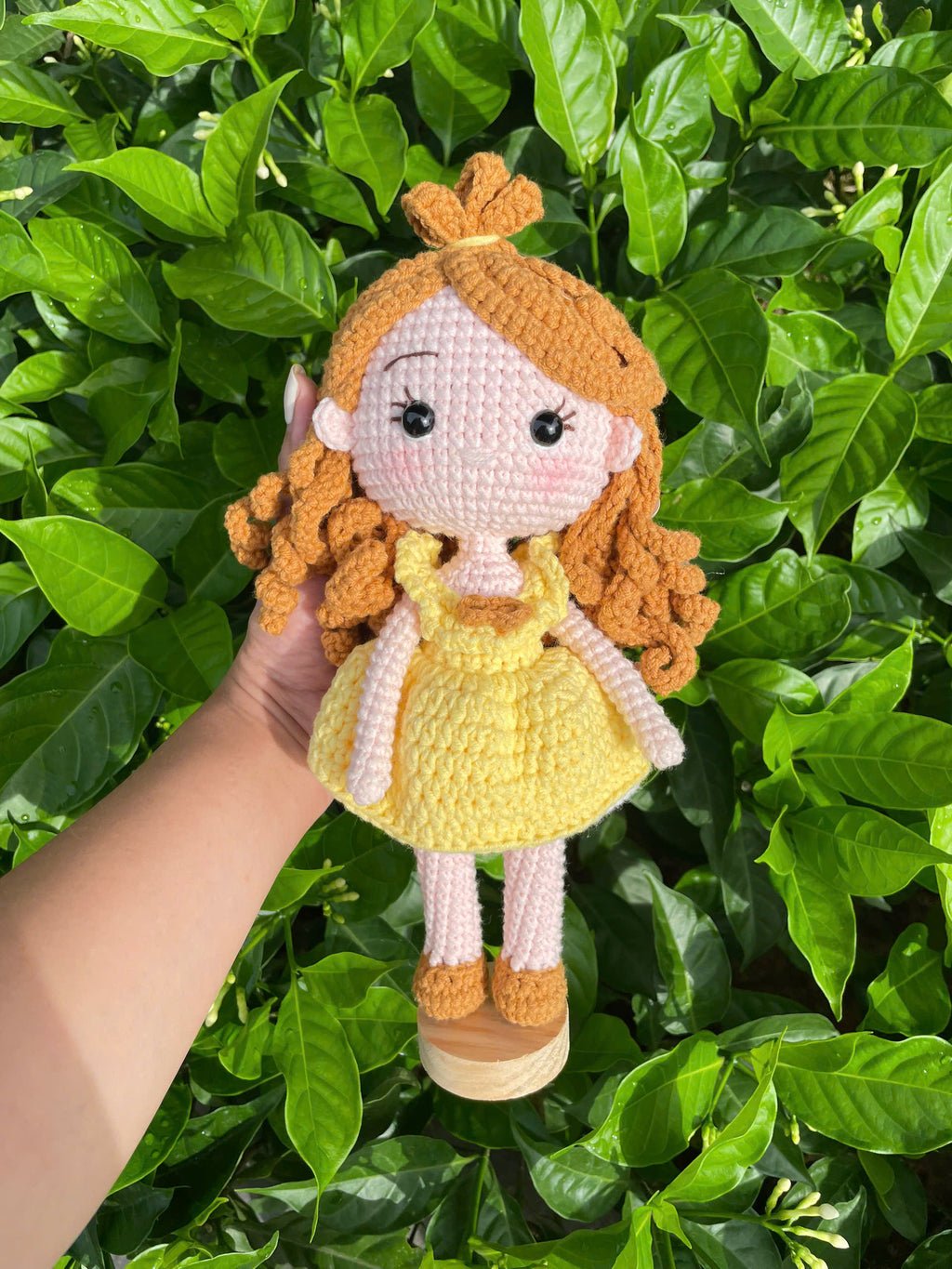 Handmade Crochet Belle Princess Beauty and the Beast Doll