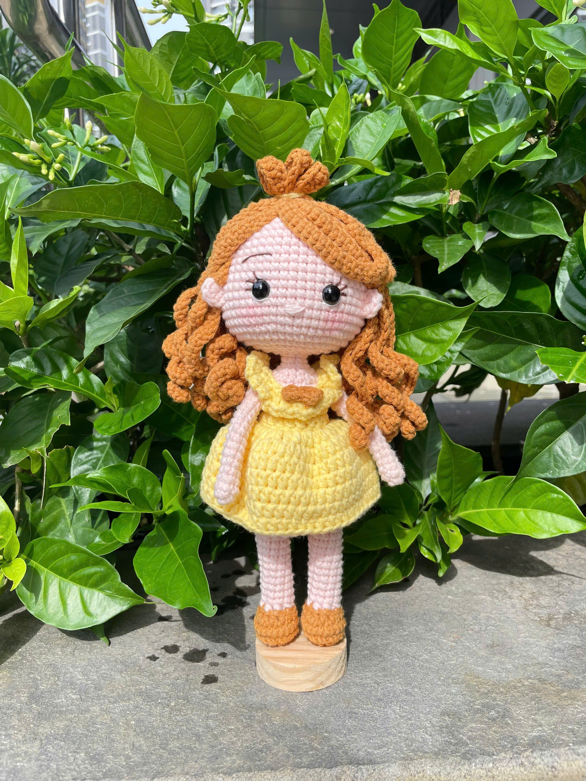 Handmade Crochet Belle Princess Beauty and the Beast Doll