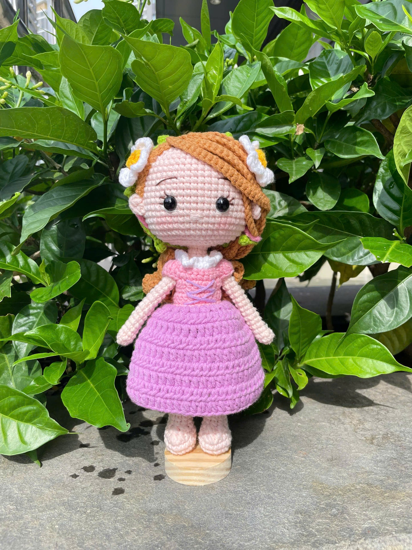 Handmade Crochet Rapunzel Princess Doll