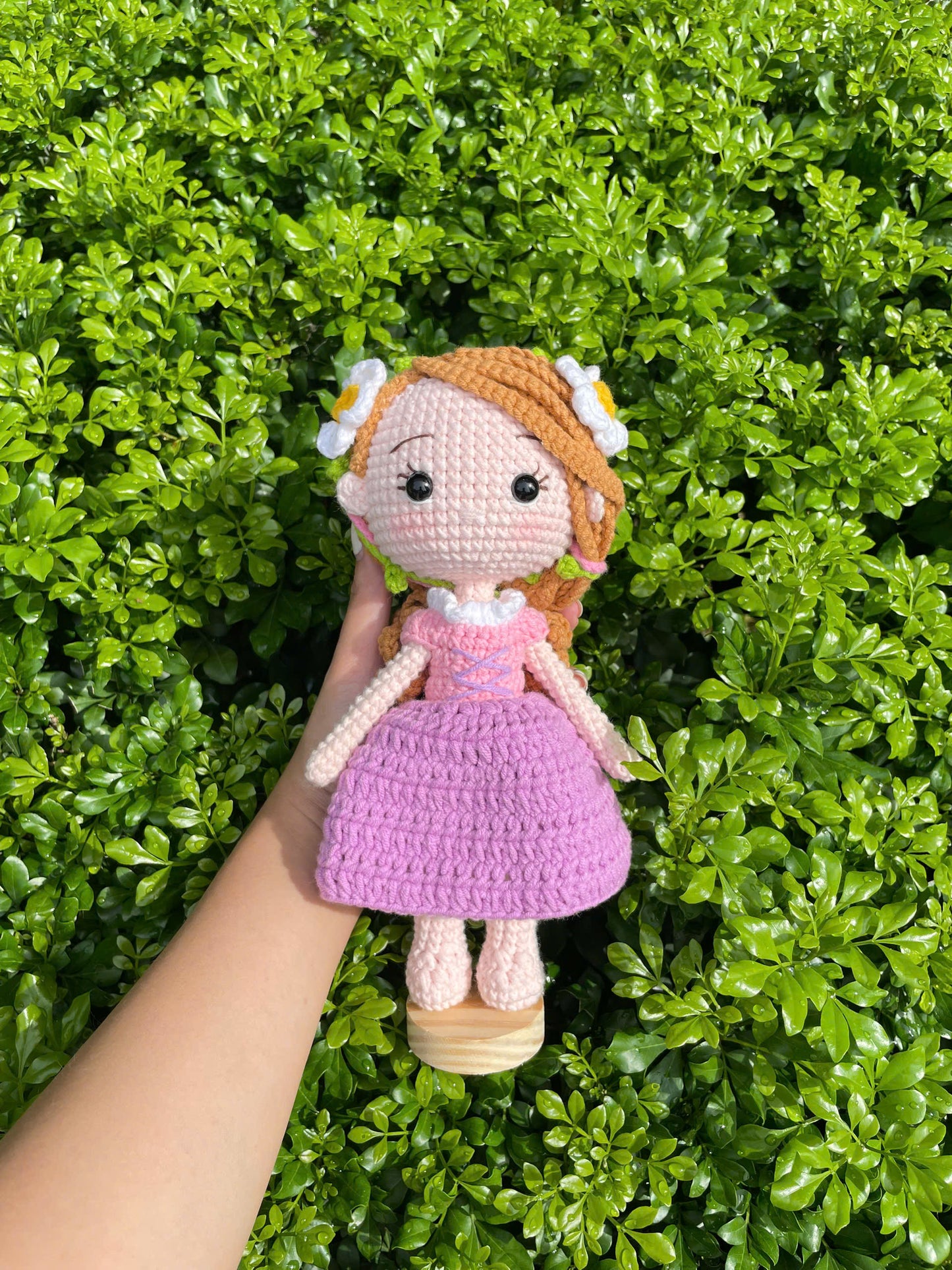 Handmade Crochet Tiana Princess Doll