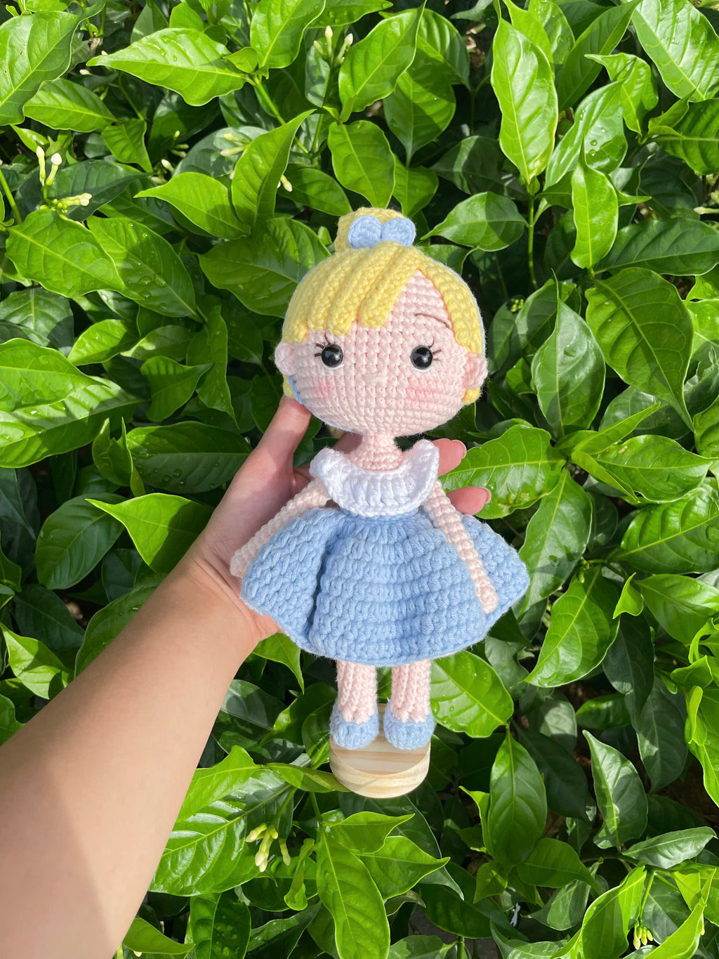 Handmade Crochet Cinderella Princess Doll