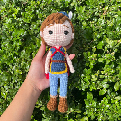 Handmade Crochet Tiana Princess Doll