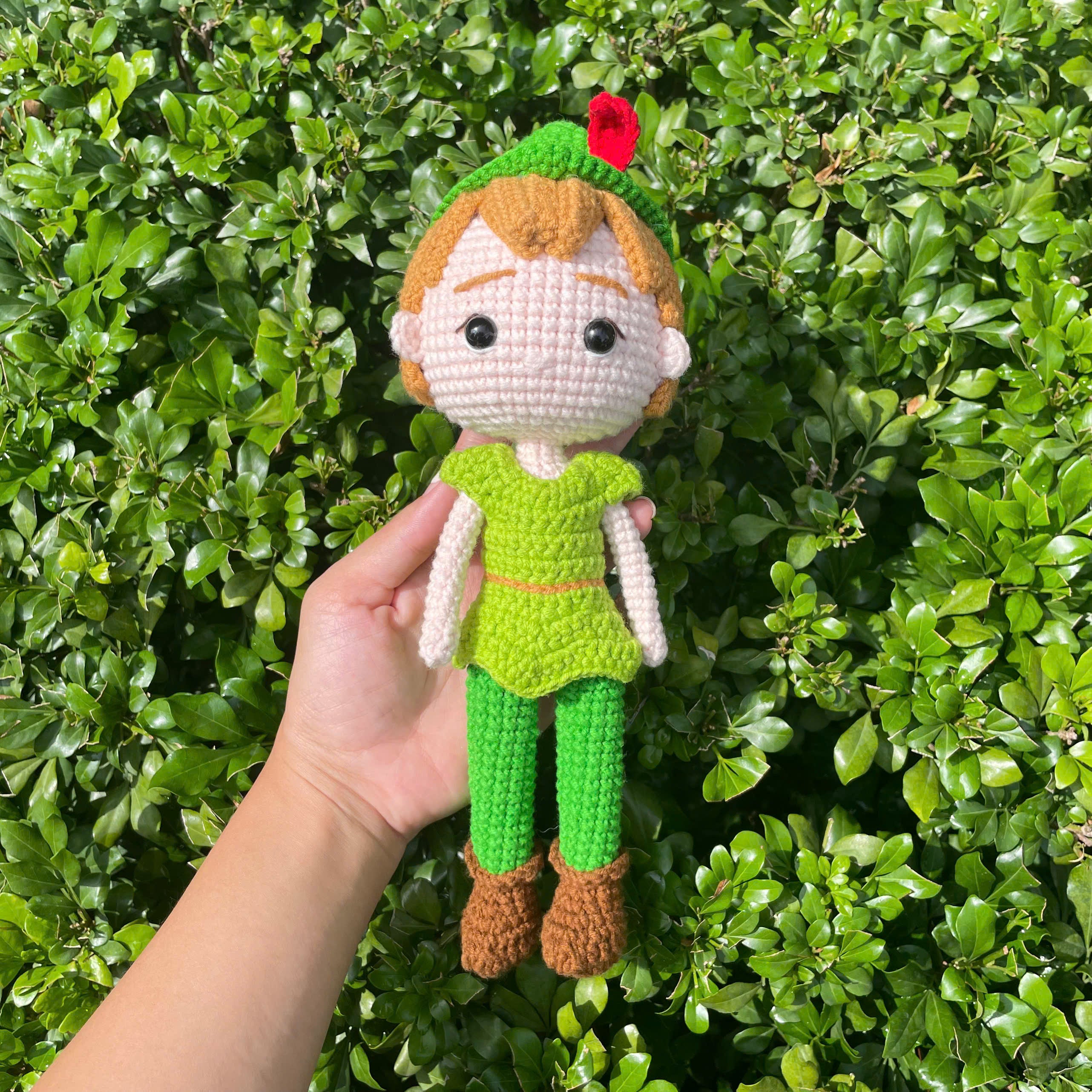 Handmade Crochet Alice in Wonderland Doll