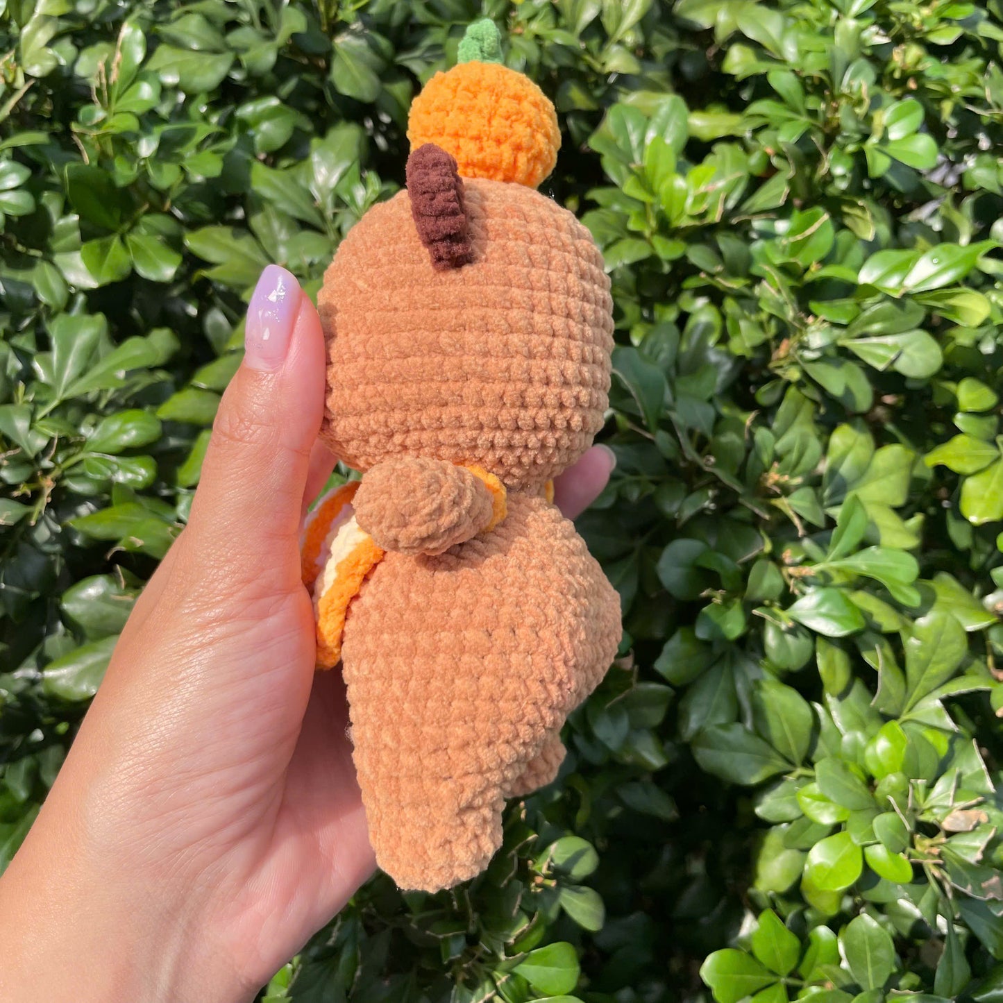 Handmade Crochet Capybara Plush Keychain