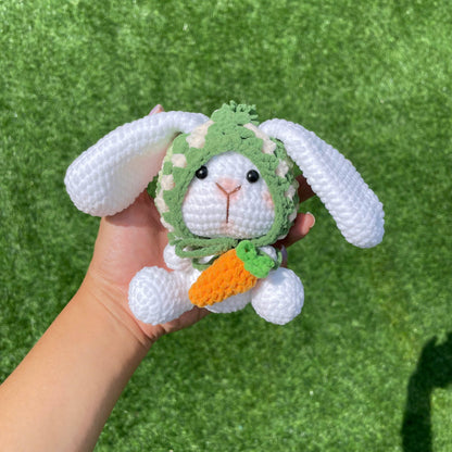 Handmade Crochet Bunny Keychain