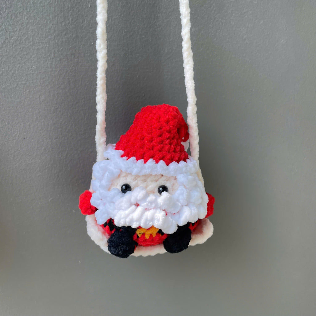 Handmade Crochet Christmas Tree Car Hanging