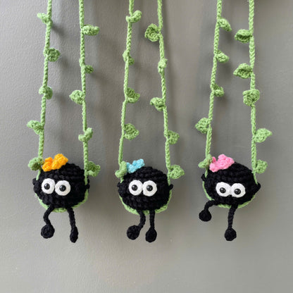 Handmade Crochet Ghibli Totoro Car Hanging