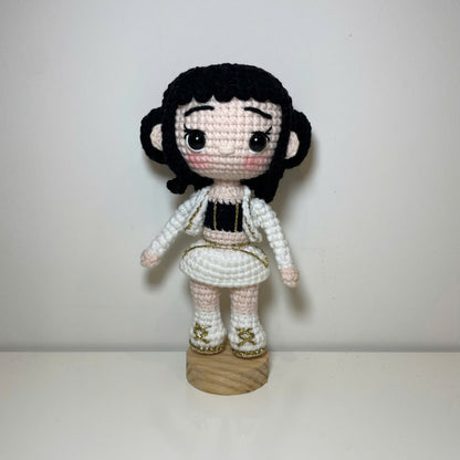 Handmade Crochet Huntrix Doll, KPop Demon Hunters (Small doll version)