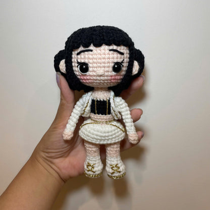 Handmade Crochet Huntrix Doll, KPop Demon Hunters (Small doll version)
