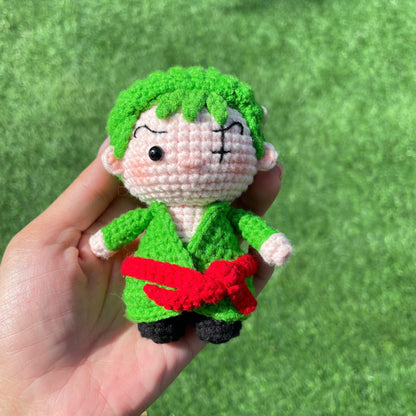Handmade Crochet One Piece Keychain - Luffy, Naomi, Zoro, Sanji, Boa, Usopp, Chopper, Gear5