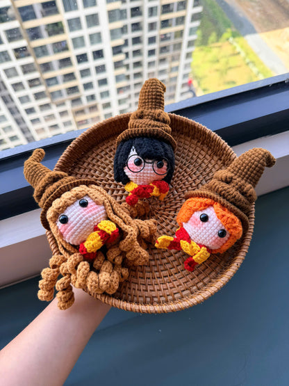 Handmade Crochet Harry Potter Keychain Collection