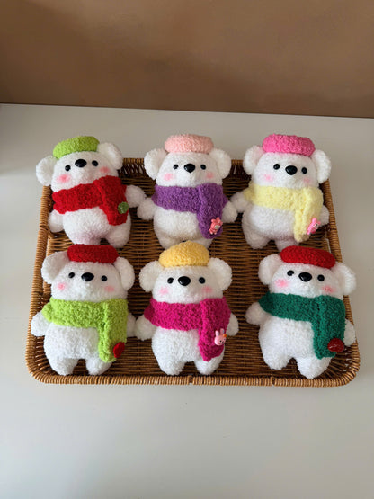 Handmade Crochet Pola Bear Plush