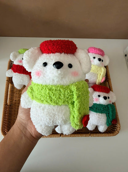 Handmade Crochet Pola Bear Plush