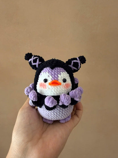 Handmade Crochet Penguin Cosplay Sanrio Keychain