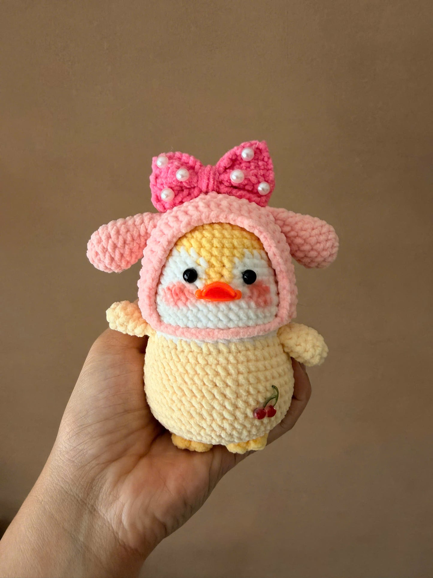 Handmade Crochet Penguin Cosplay Sanrio Keychain