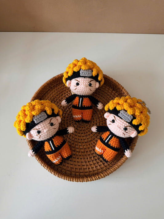 Handmade Crochet Naruto Keychain