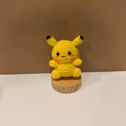 Handmade Crochet Pokemon Keychain Set
