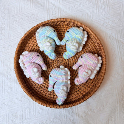 Handmade Crochet Seahorse Keychain