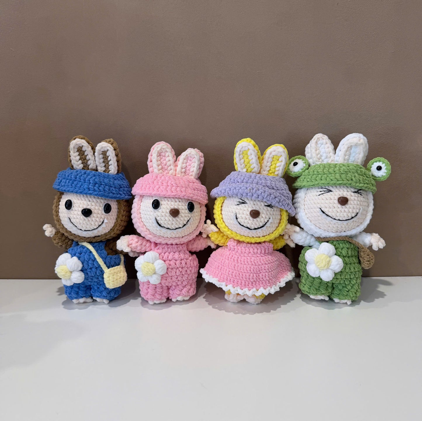 Handmade Crochet Labubu Doll