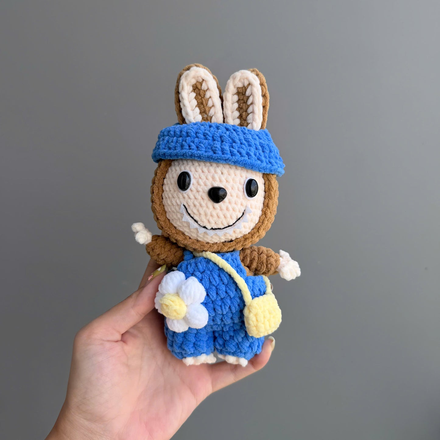 Handmade Crochet Labubu Doll