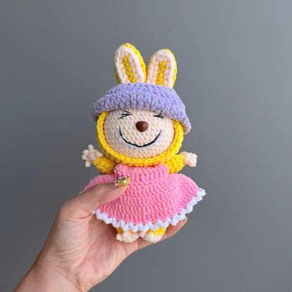 Handmade Crochet Labubu Doll