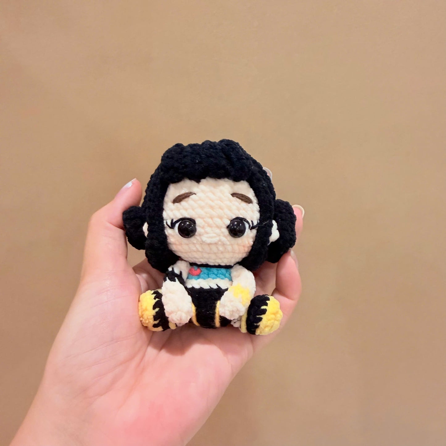 Handmade Crochet Kpop Demon Hunters Keychain - HUNTRIX & SAJA BOYS