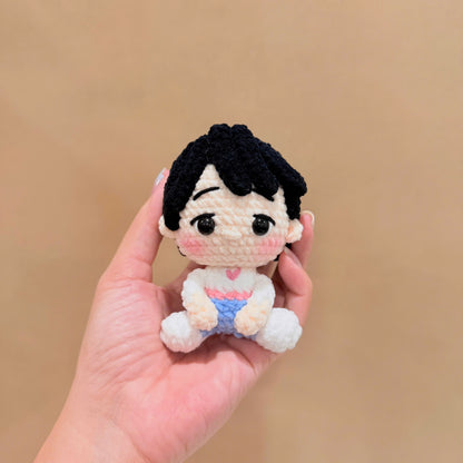 Handmade Crochet Kpop Demon Hunters Keychain - HUNTRIX & SAJA BOYS