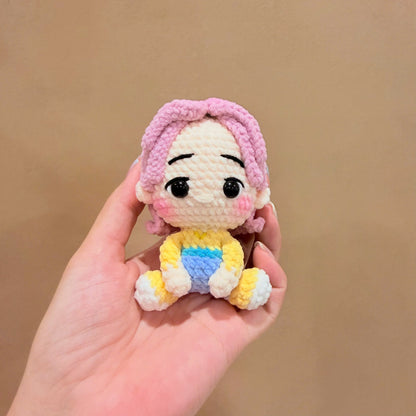 Handmade Crochet Kpop Demon Hunters Keychain - HUNTRIX & SAJA BOYS